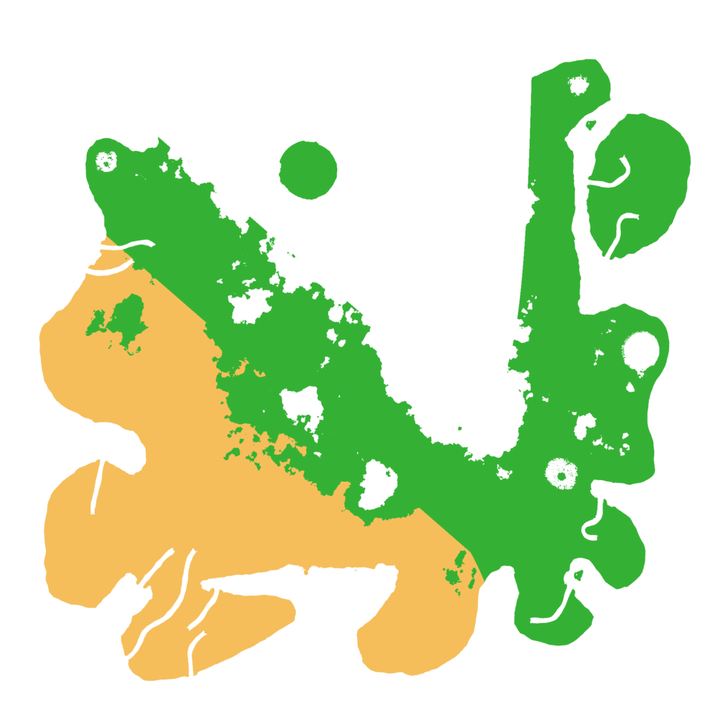 Biome Rust Map: Procedural Map, Size: 3500, Seed: 1028513270