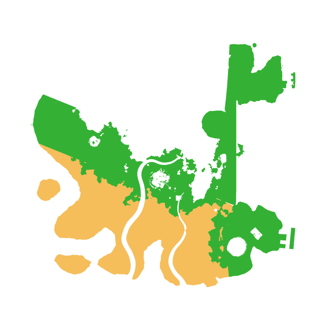 Biome Rust Map: Procedural Map, Size: 3000, Seed: 68632674