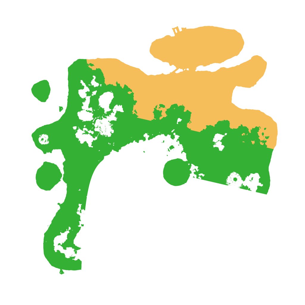 Biome Rust Map: Procedural Map, Size: 3000, Seed: 16837