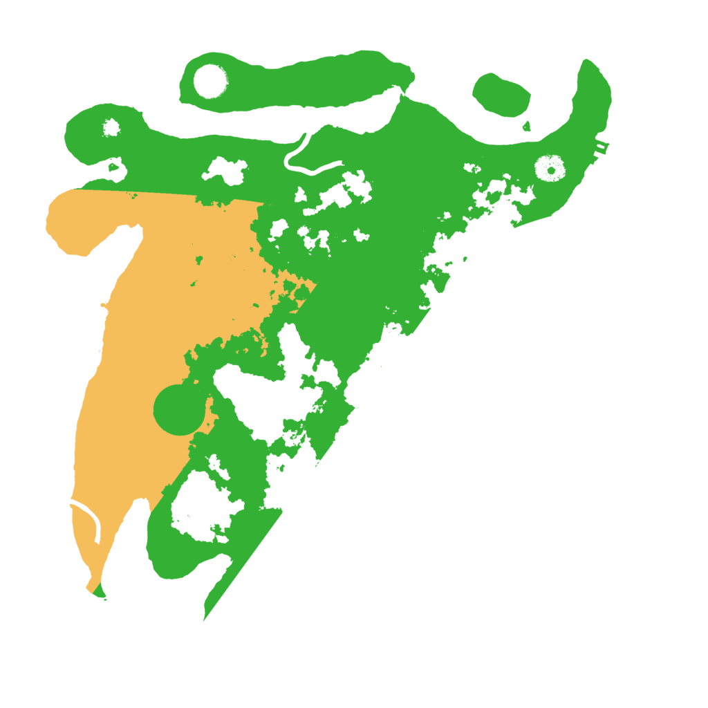 Biome Rust Map: Procedural Map, Size: 3700, Seed: 348602200