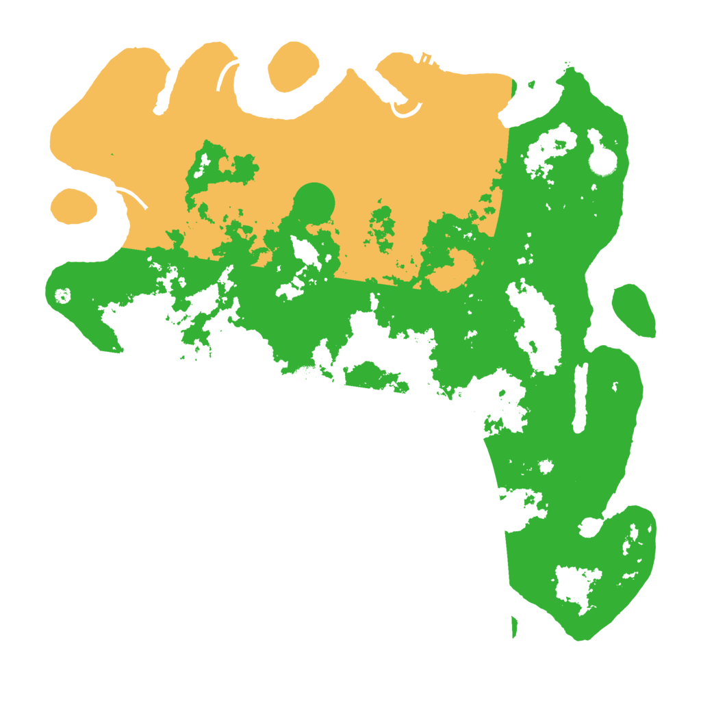 Biome Rust Map: Procedural Map, Size: 4500, Seed: 208178812