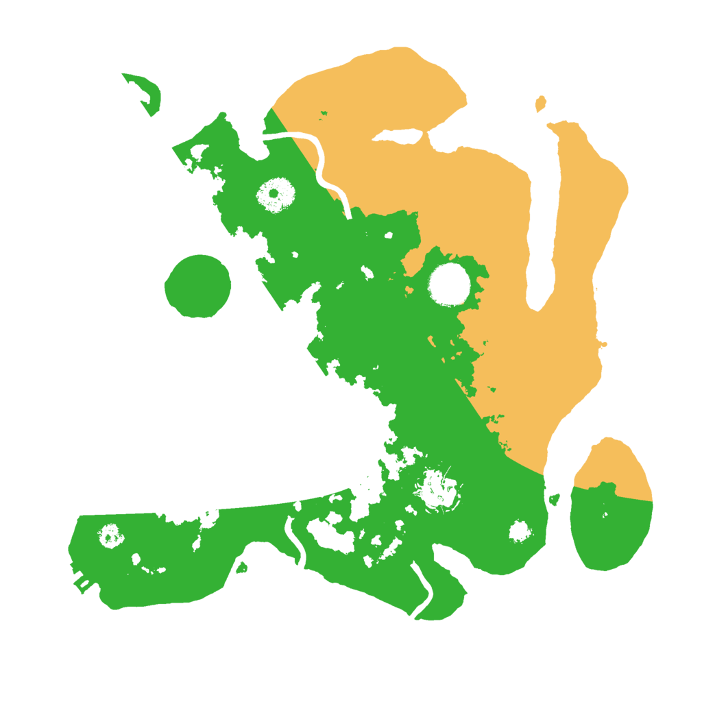 Biome Rust Map: Procedural Map, Size: 3000, Seed: 6173