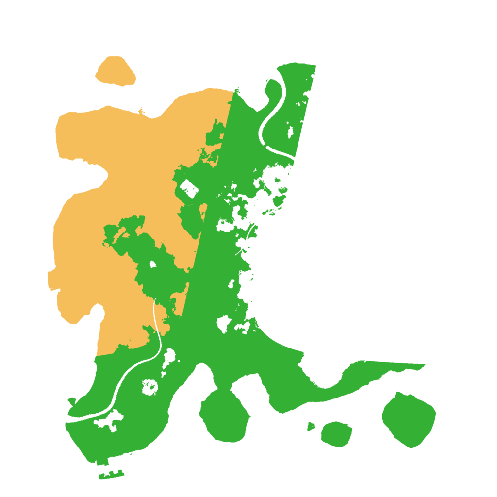 Biome Rust Map: Procedural Map, Size: 3000, Seed: 27490