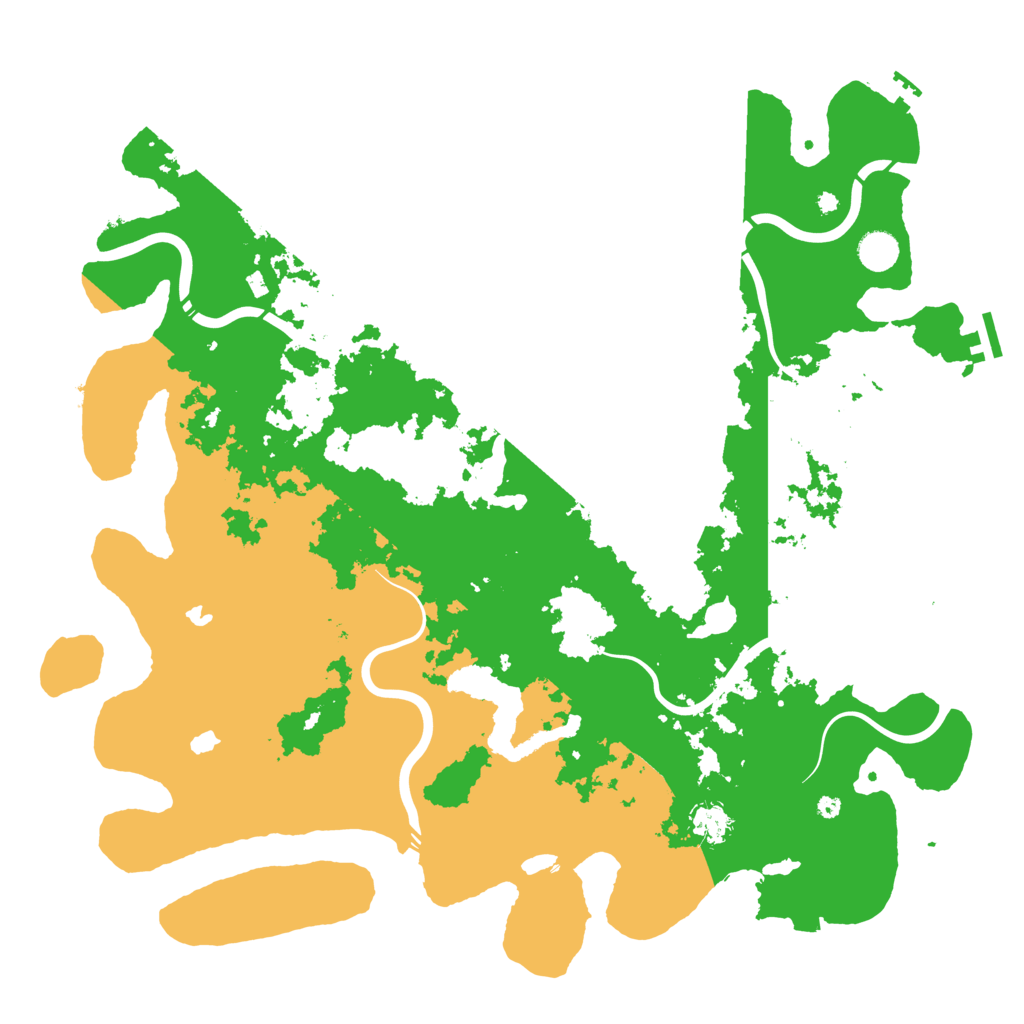 Biome Rust Map: Procedural Map, Size: 4500, Seed: 470007430