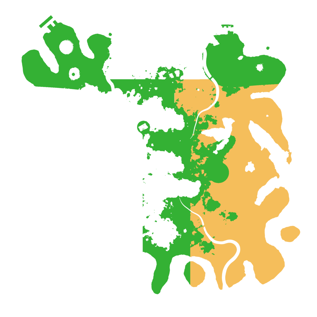 Biome Rust Map: Procedural Map, Size: 4000, Seed: 24855