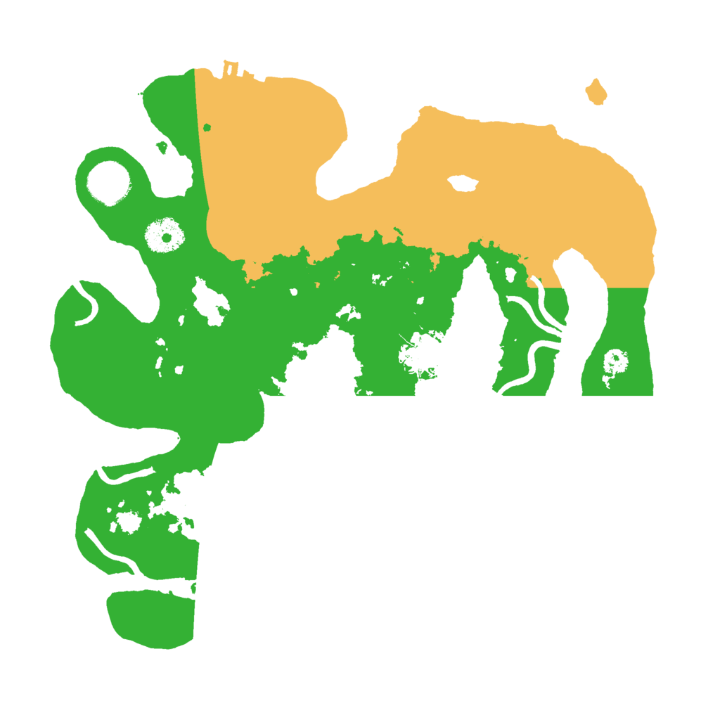 Biome Rust Map: Procedural Map, Size: 3000, Seed: 9808