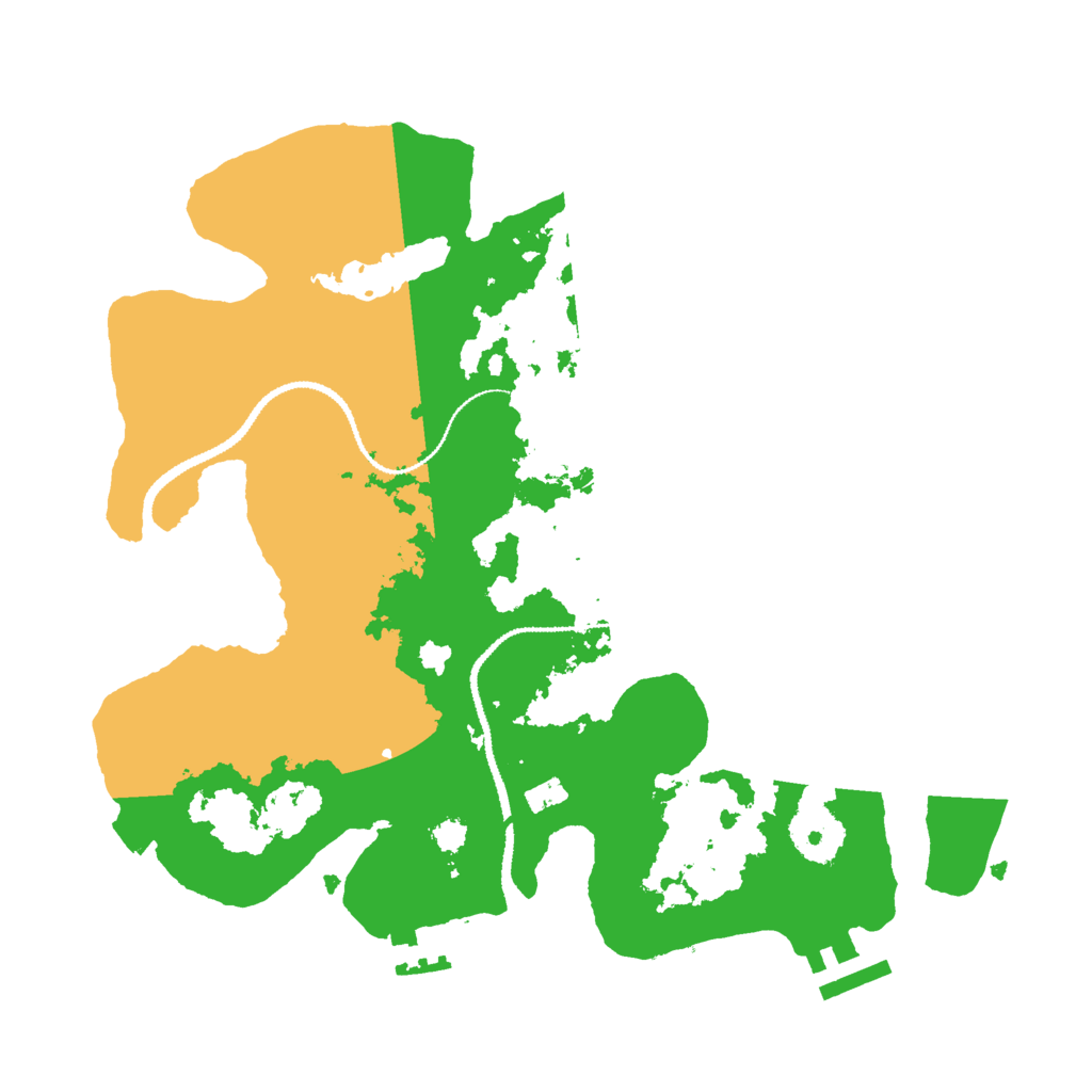 Biome Rust Map: Procedural Map, Size: 3000, Seed: 345734567
