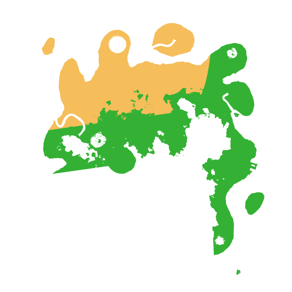 Biome Rust Map: Procedural Map, Size: 3000, Seed: 30098