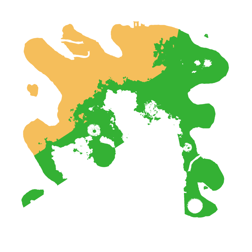 Biome Rust Map: Procedural Map, Size: 3000, Seed: 7250