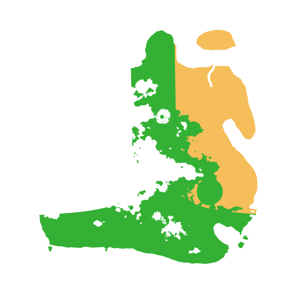 Biome Rust Map: Procedural Map, Size: 3000, Seed: 28906