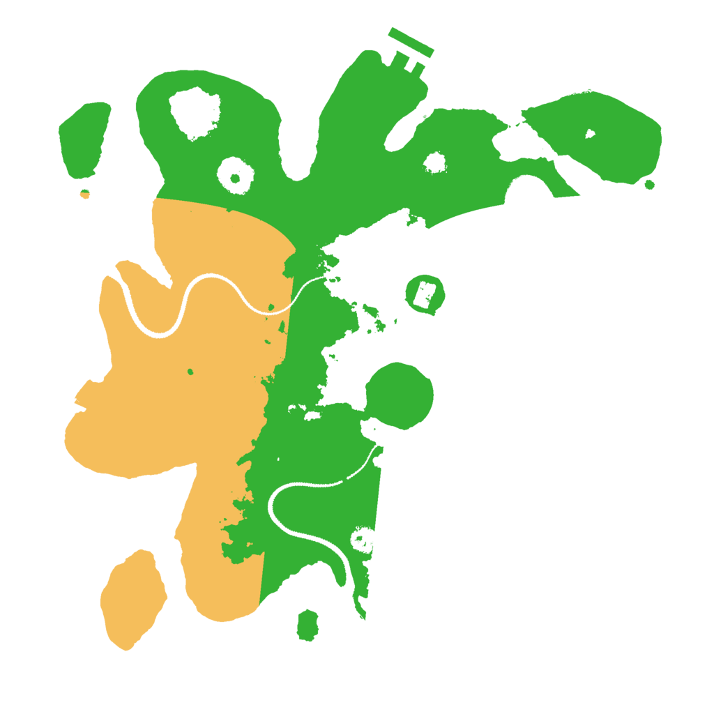 Biome Rust Map: Procedural Map, Size: 3000, Seed: 3031