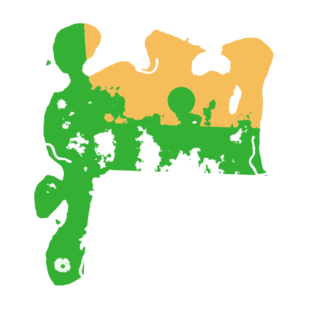 Biome Rust Map: Procedural Map, Size: 3000, Seed: 8171