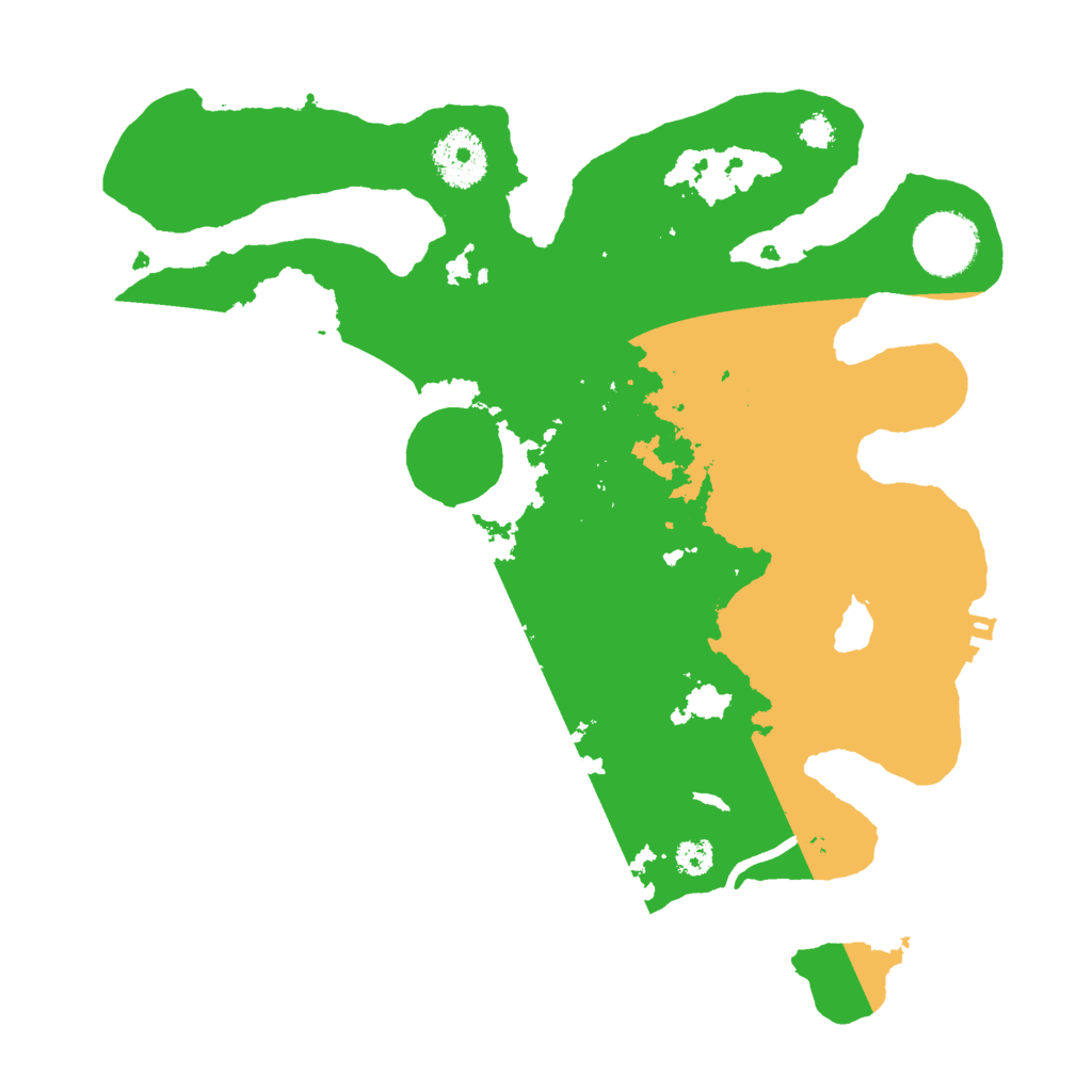 Biome Rust Map: Procedural Map, Size: 3000, Seed: 28128