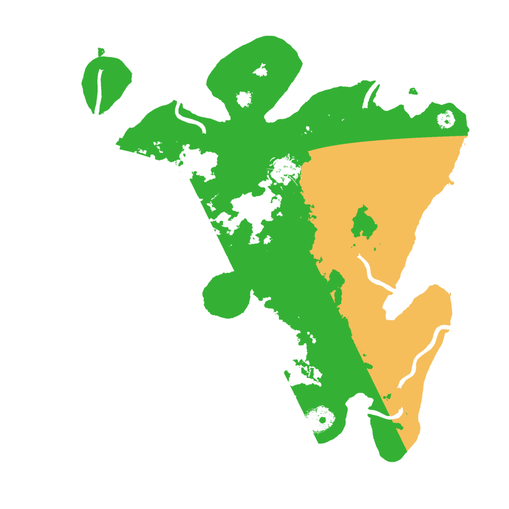Biome Rust Map: Procedural Map, Size: 3000, Seed: 5390