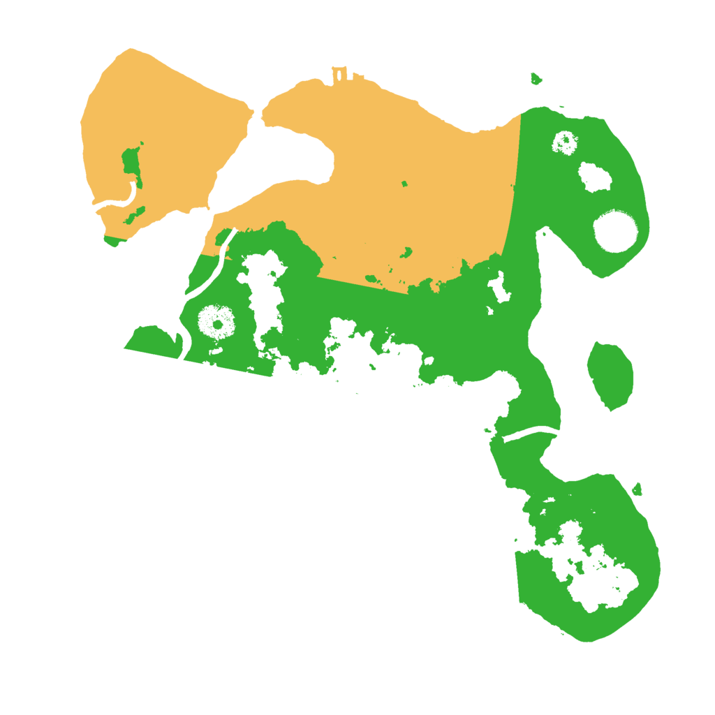 Biome Rust Map: Procedural Map, Size: 3000, Seed: 7096