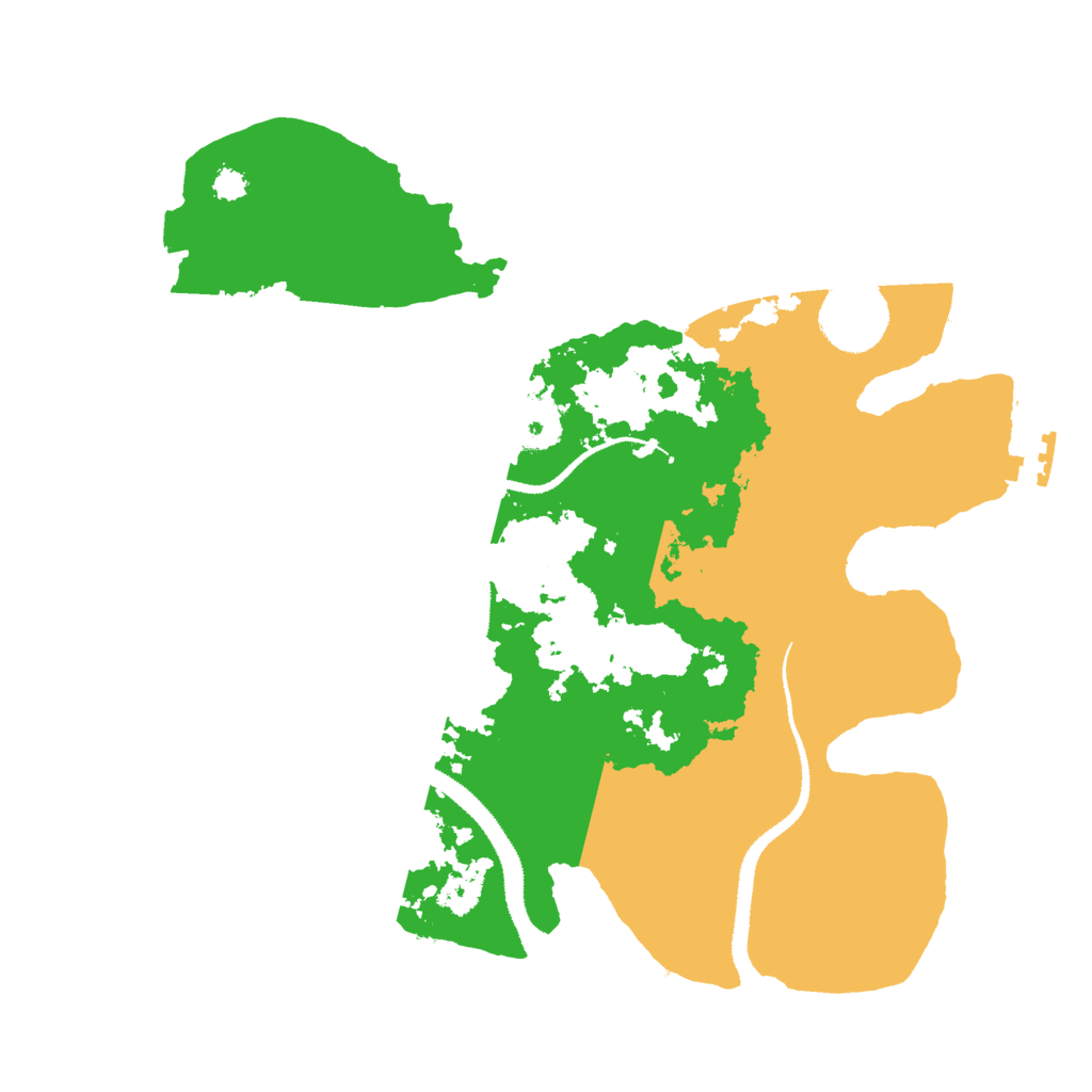Biome Rust Map: Procedural Map, Size: 3000, Seed: 1700066491