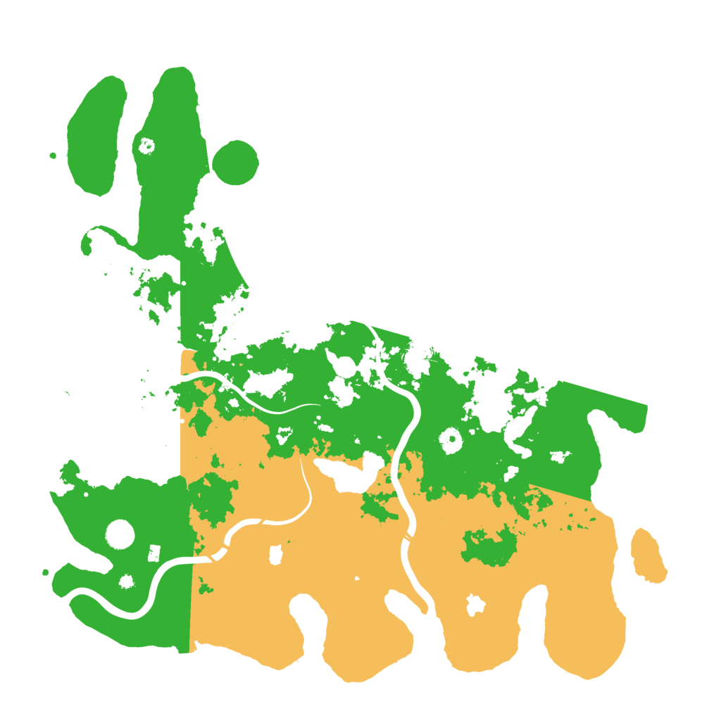 Biome Rust Map: Procedural Map, Size: 4500, Seed: 804728313