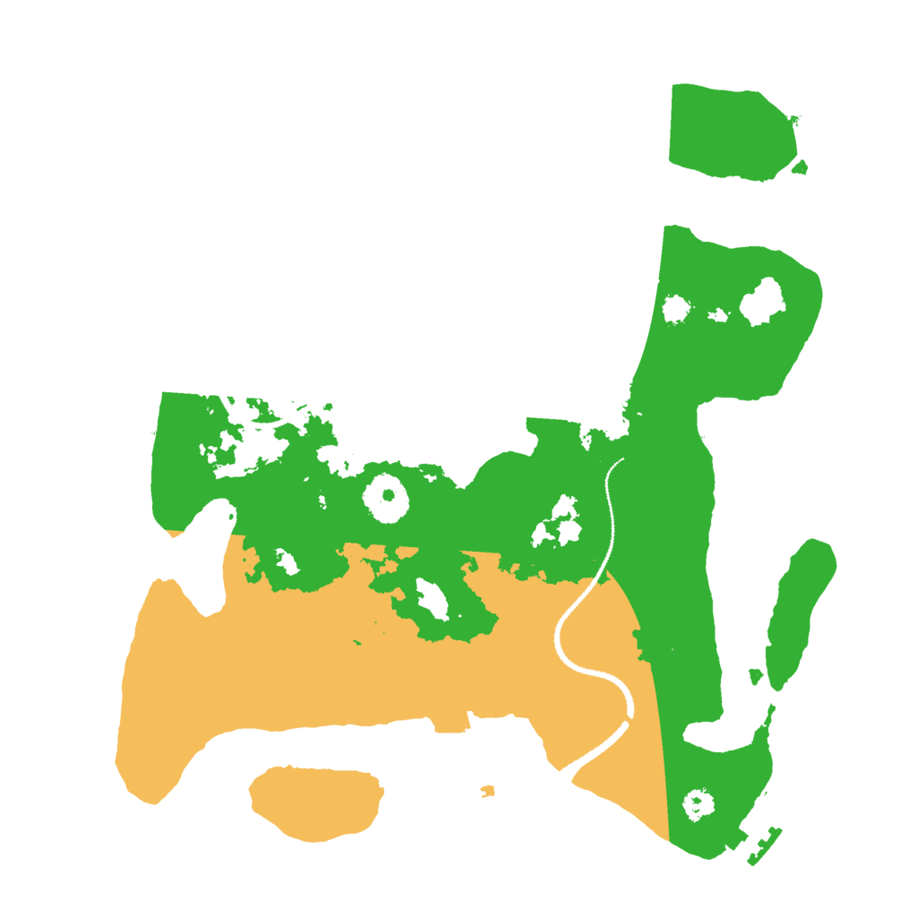 Biome Rust Map: Procedural Map, Size: 3000, Seed: 465234523