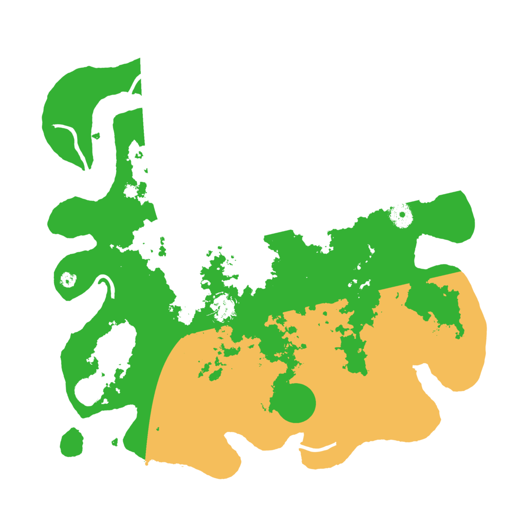 Biome Rust Map: Procedural Map, Size: 3500, Seed: 152935815