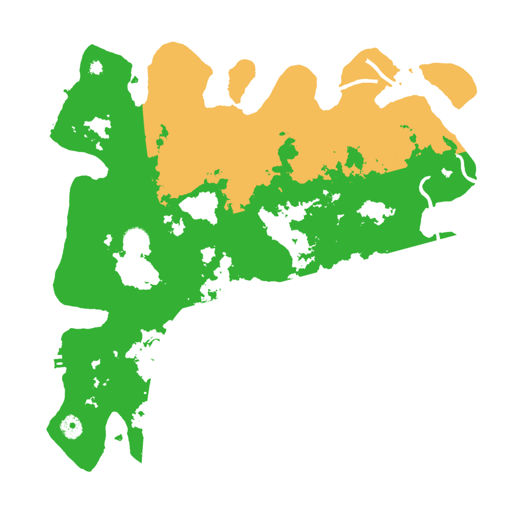 Biome Rust Map: Procedural Map, Size: 3500, Seed: 42042