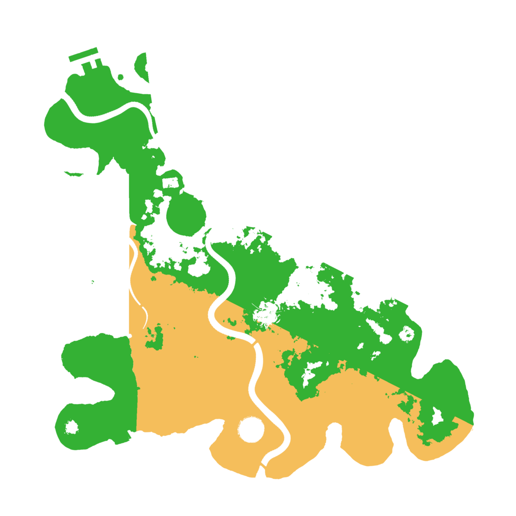 Biome Rust Map: Procedural Map, Size: 3500, Seed: 864467731