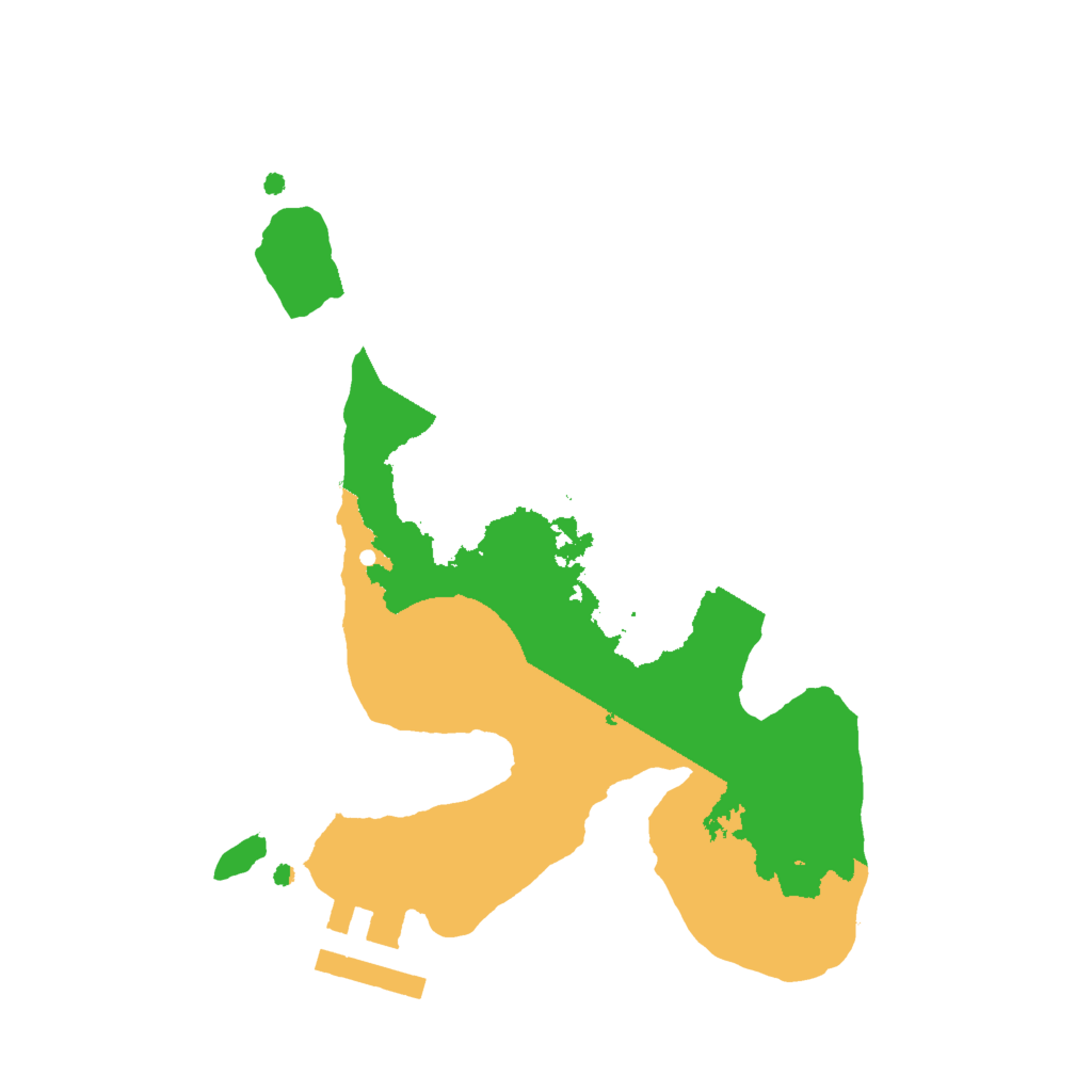 Biome Rust Map: Procedural Map, Size: 2000, Seed: 1812914135