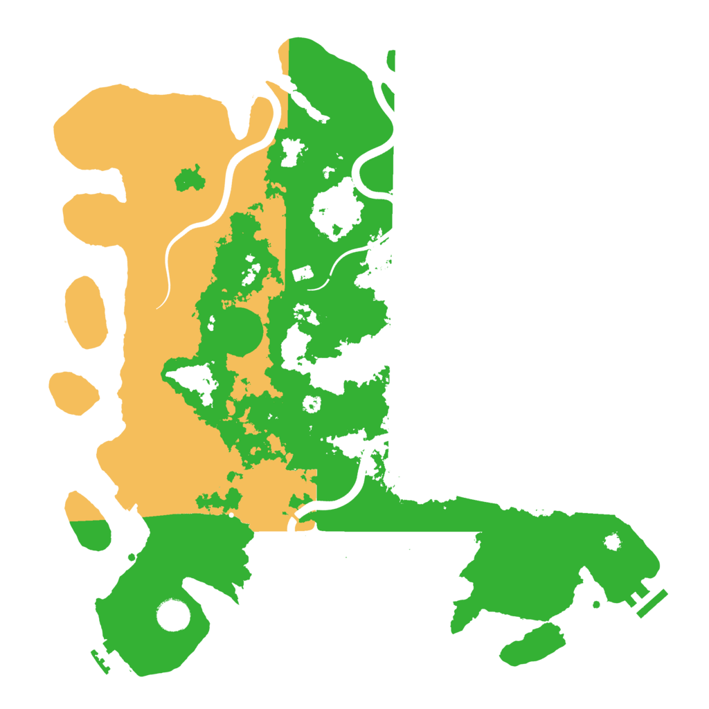 Biome Rust Map: Procedural Map, Size: 3900, Seed: 971621