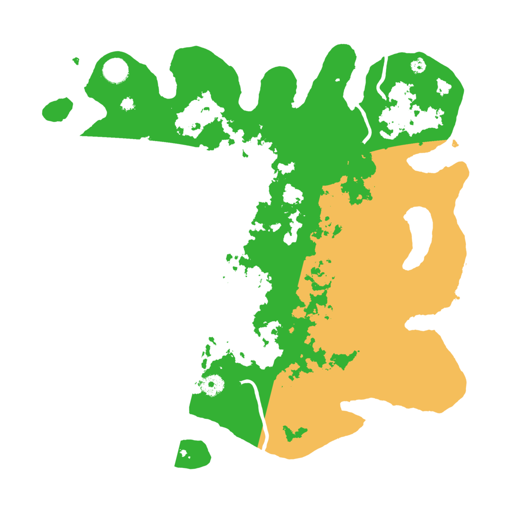 Biome Rust Map: Procedural Map, Size: 3500, Seed: 759591753