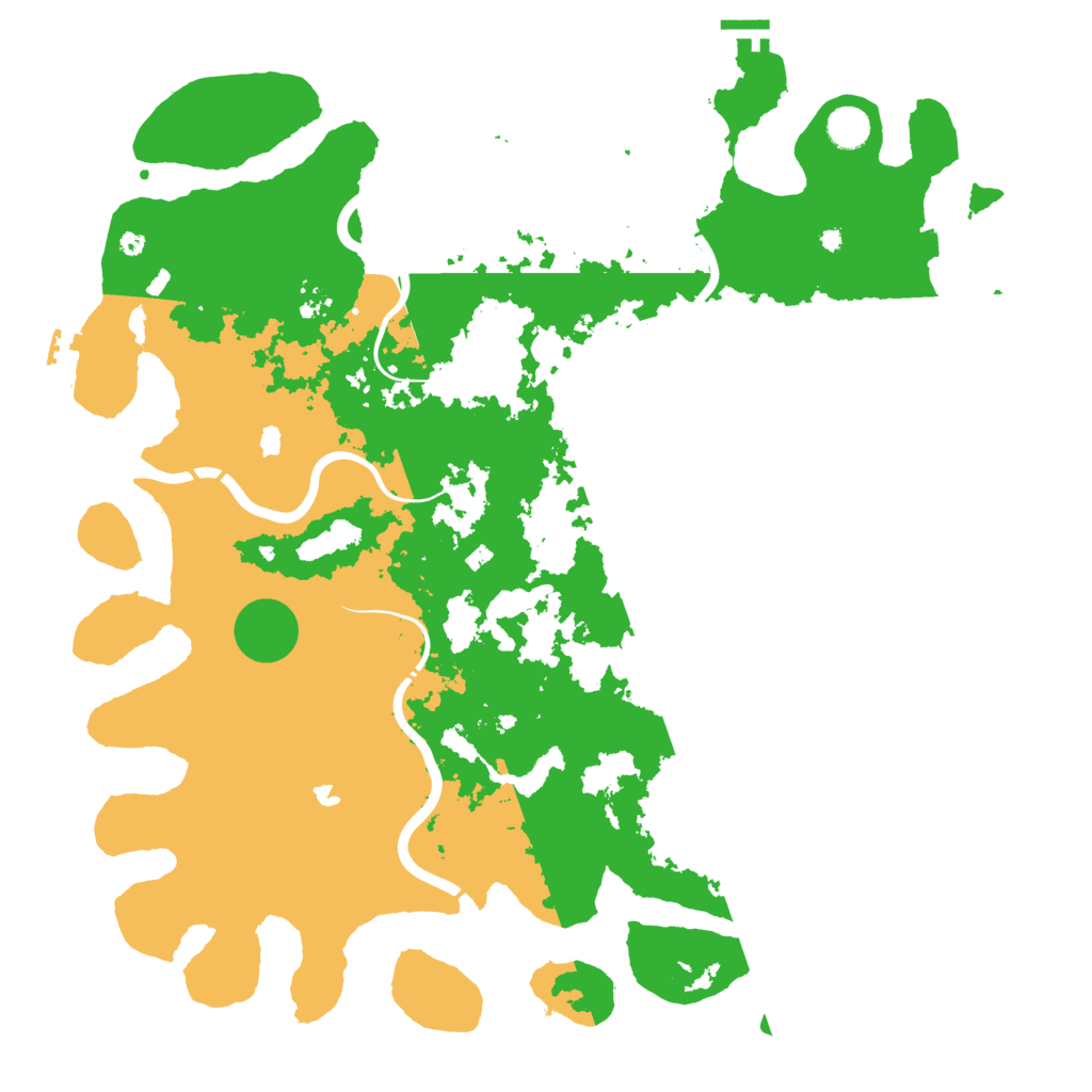 Biome Rust Map: Procedural Map, Size: 4500, Seed: 5656111