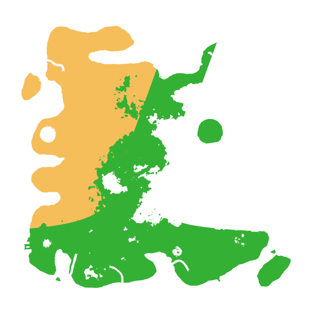 Biome Rust Map: Procedural Map, Size: 3500, Seed: 19660