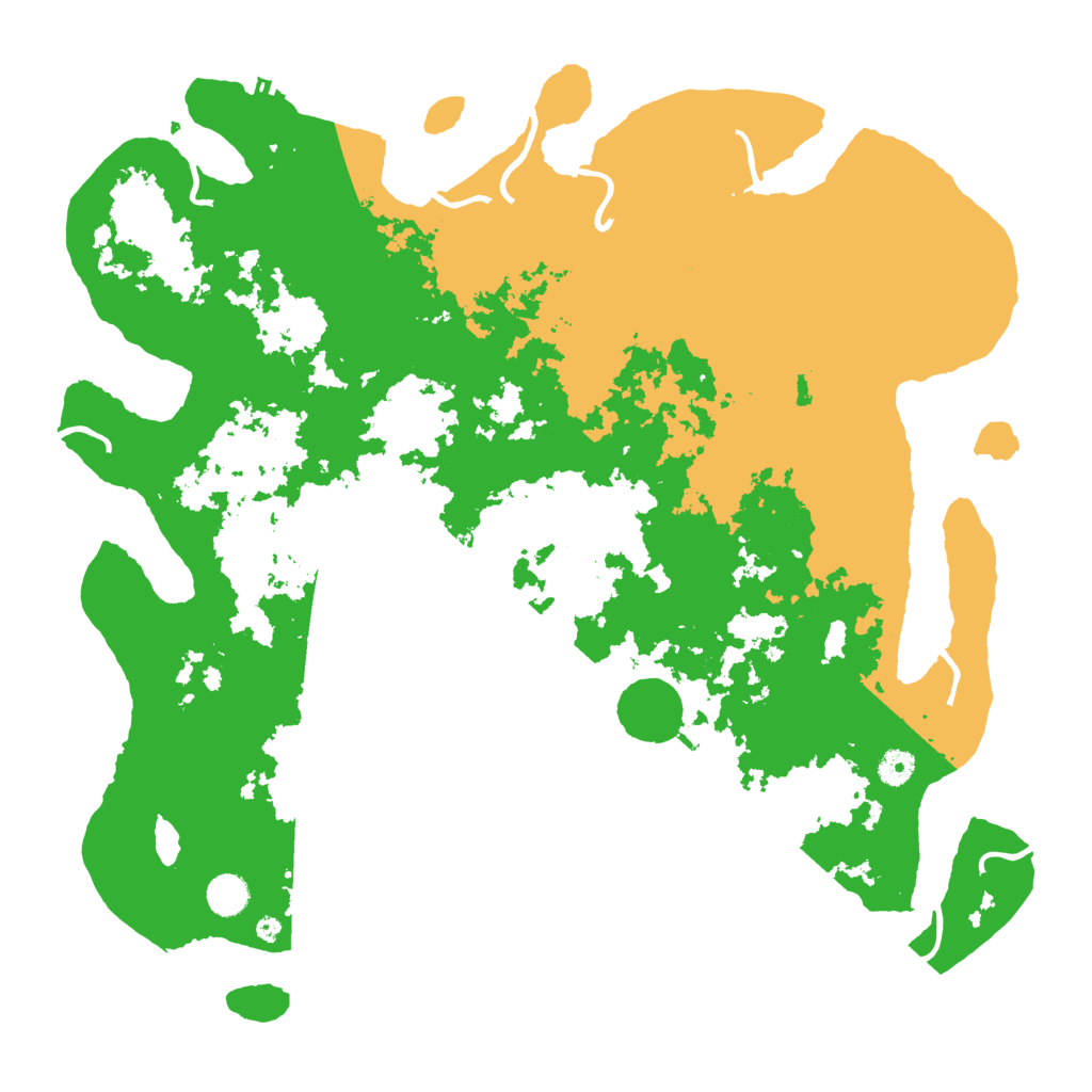 Biome Rust Map: Procedural Map, Size: 4550, Seed: 91578