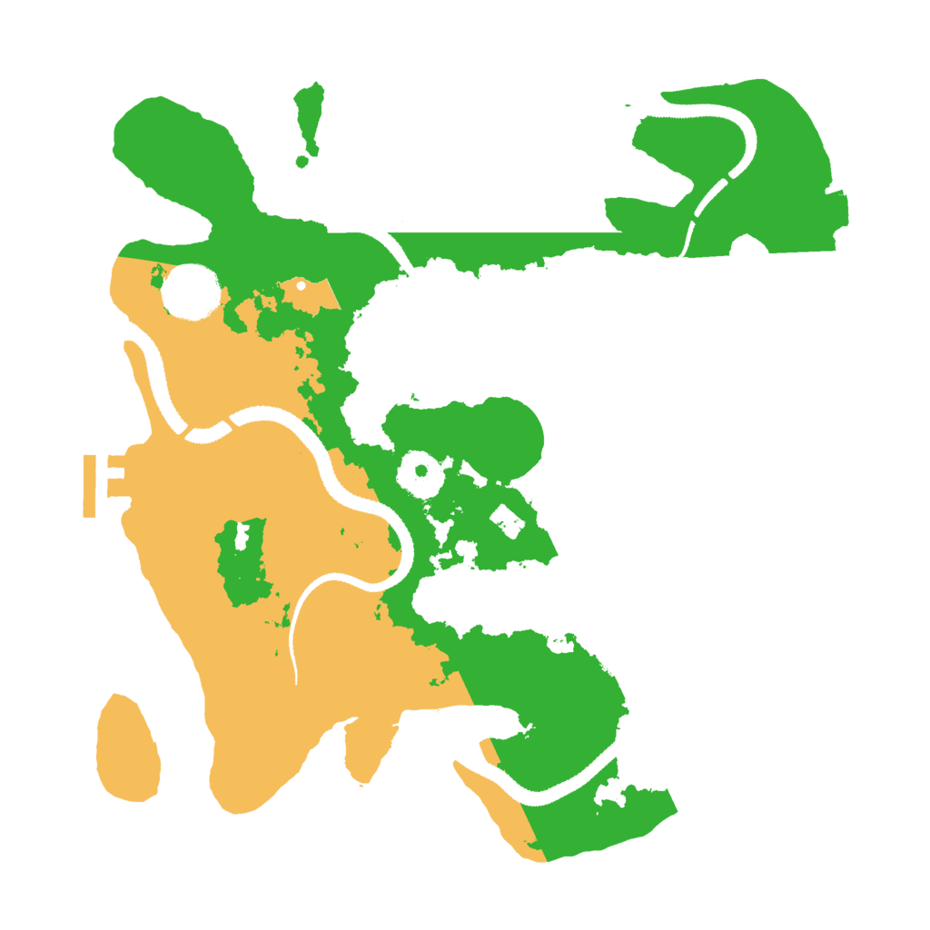 Biome Rust Map: Procedural Map, Size: 3000, Seed: 672458905