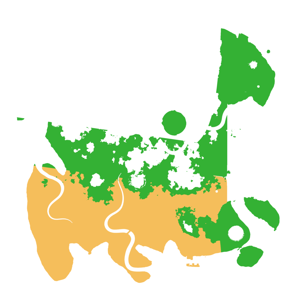 Biome Rust Map: Procedural Map, Size: 3500, Seed: 503141995