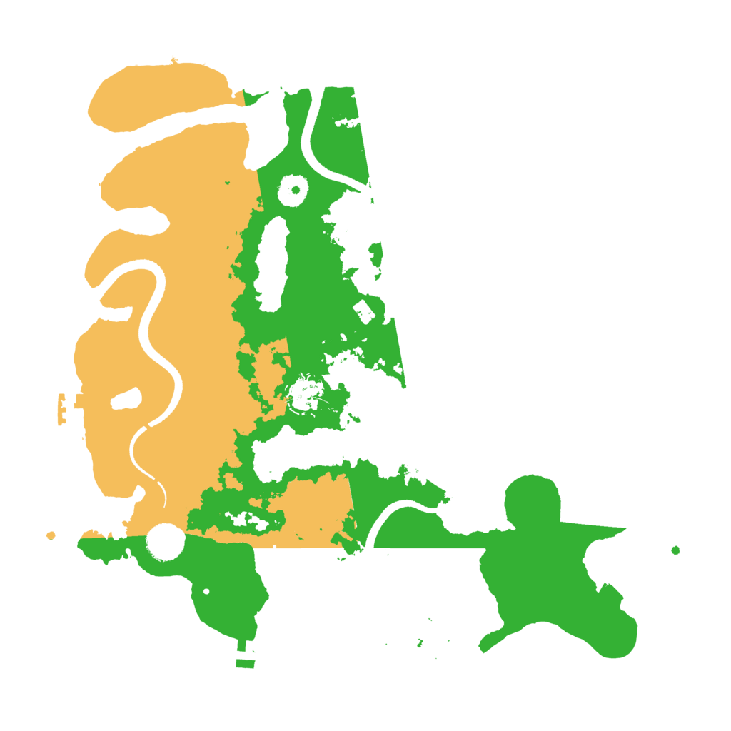 Biome Rust Map: Procedural Map, Size: 3500, Seed: 1269882773