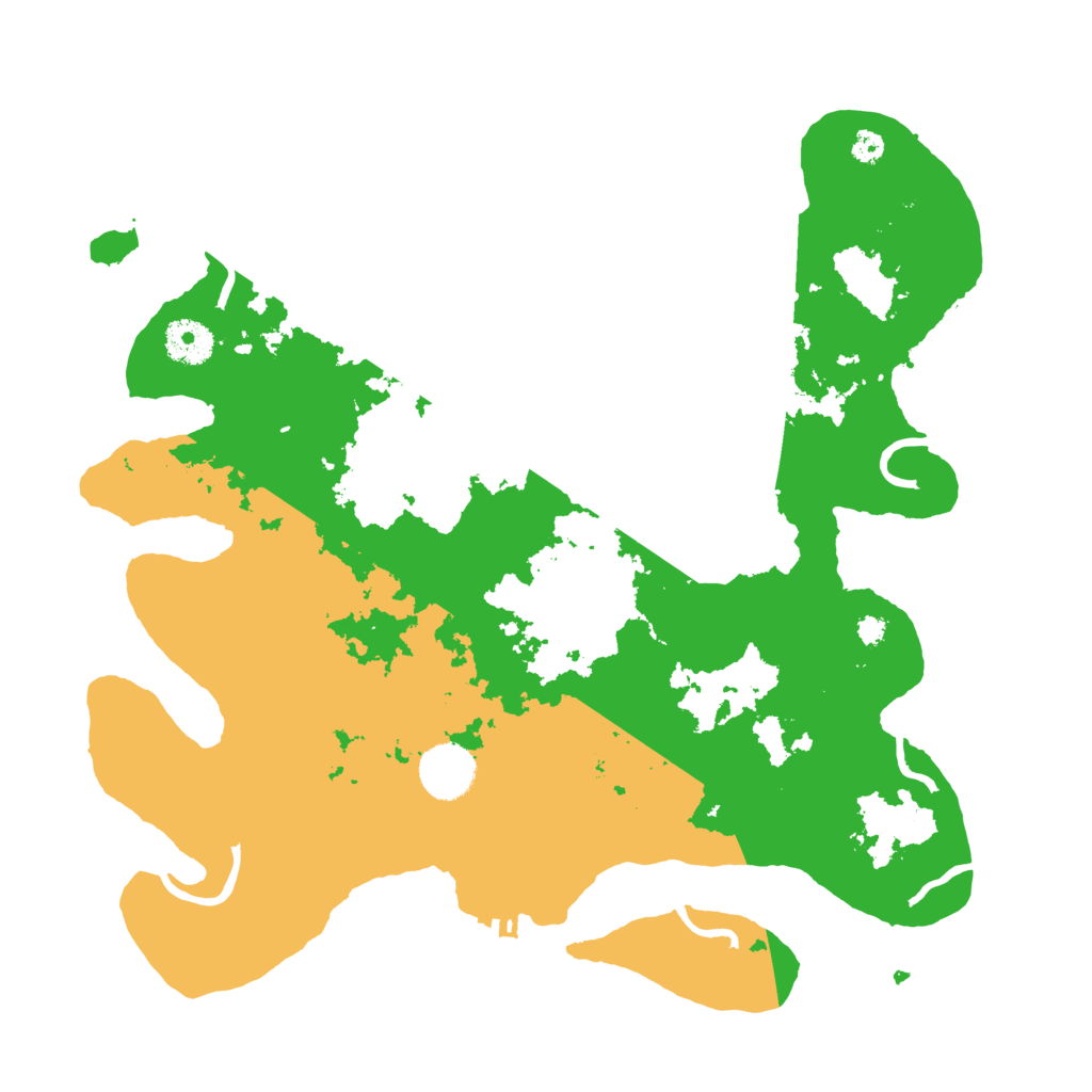 Biome Rust Map: Procedural Map, Size: 3500, Seed: 2042931868