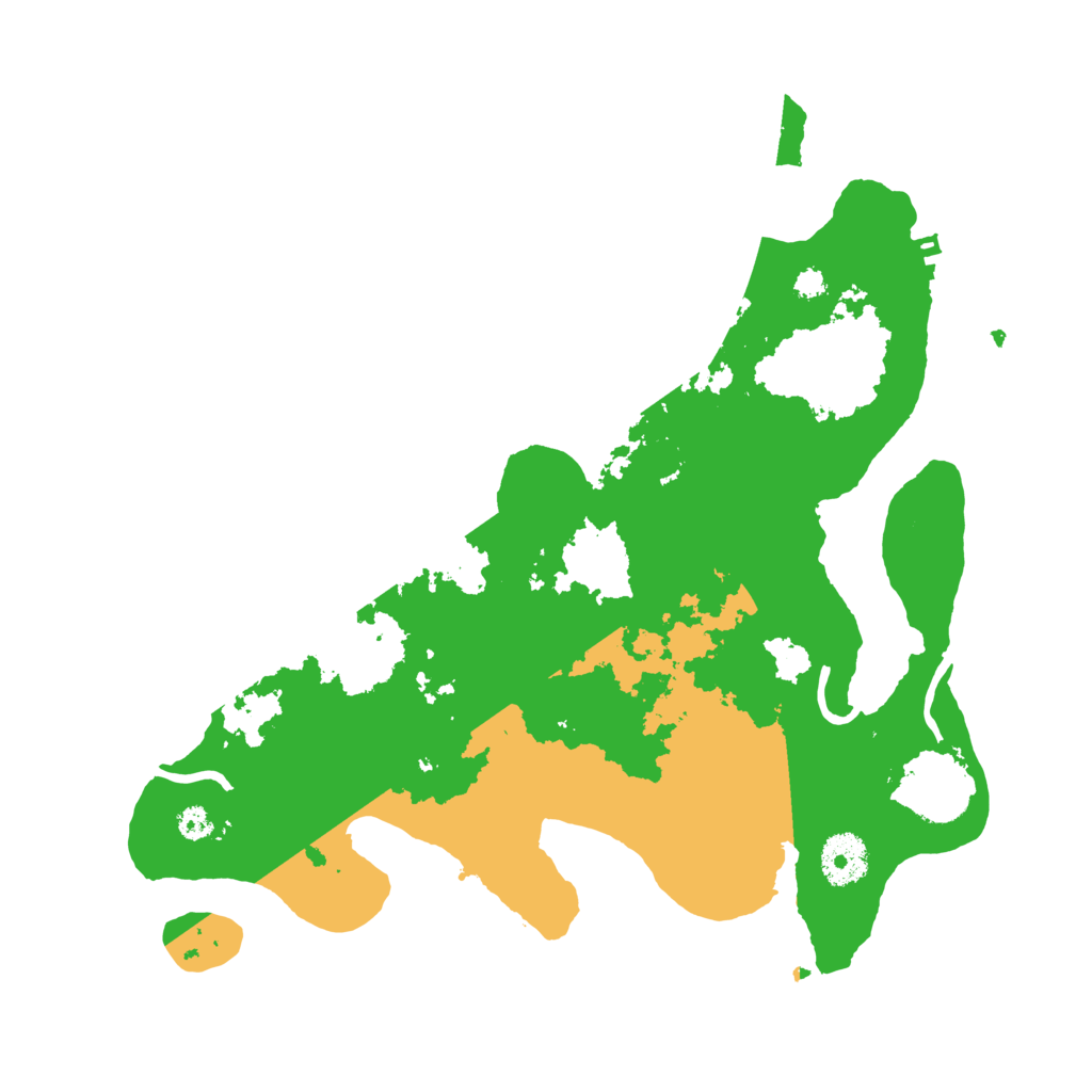 Biome Rust Map: Procedural Map, Size: 3300, Seed: 2012424915