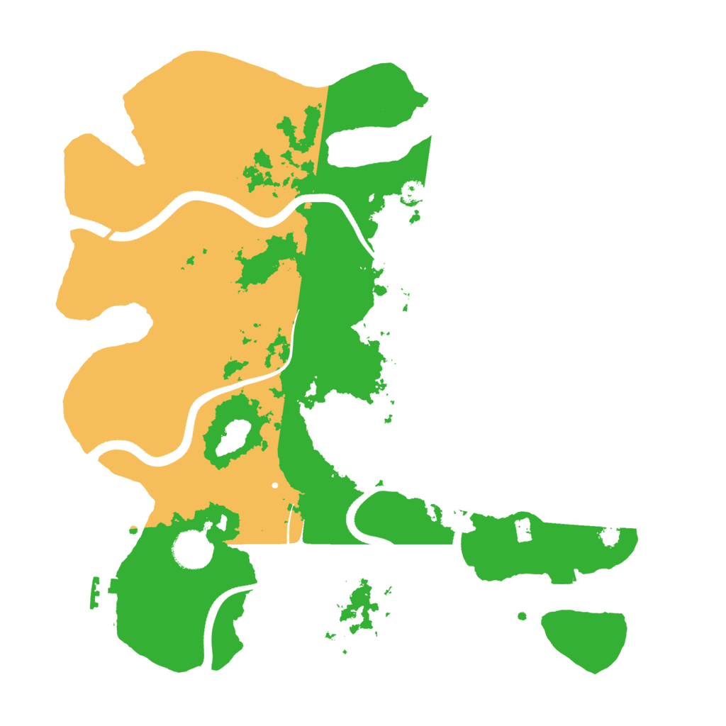 Biome Rust Map: Procedural Map, Size: 3400, Seed: 1760496880