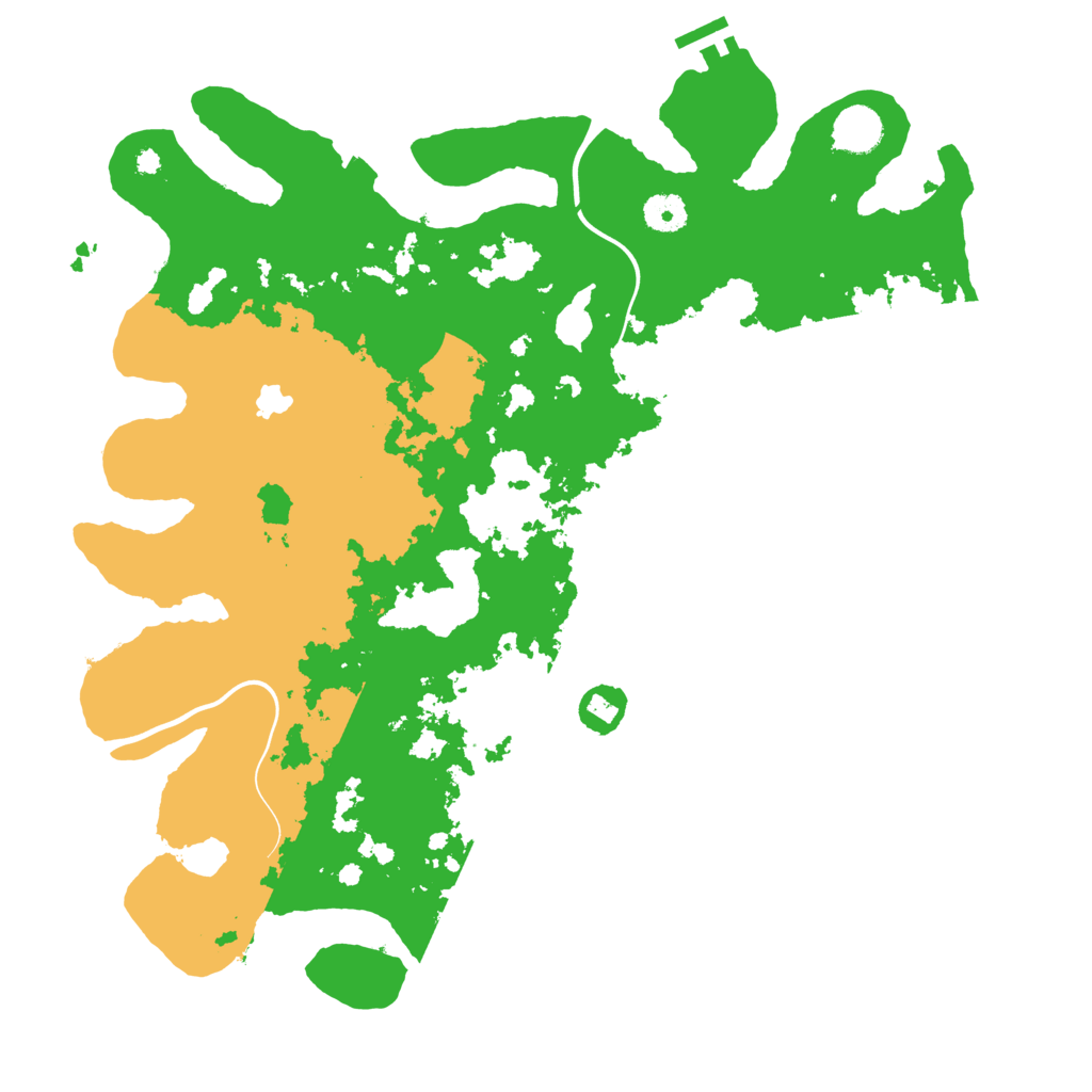 Biome Rust Map: Procedural Map, Size: 4000, Seed: 19974