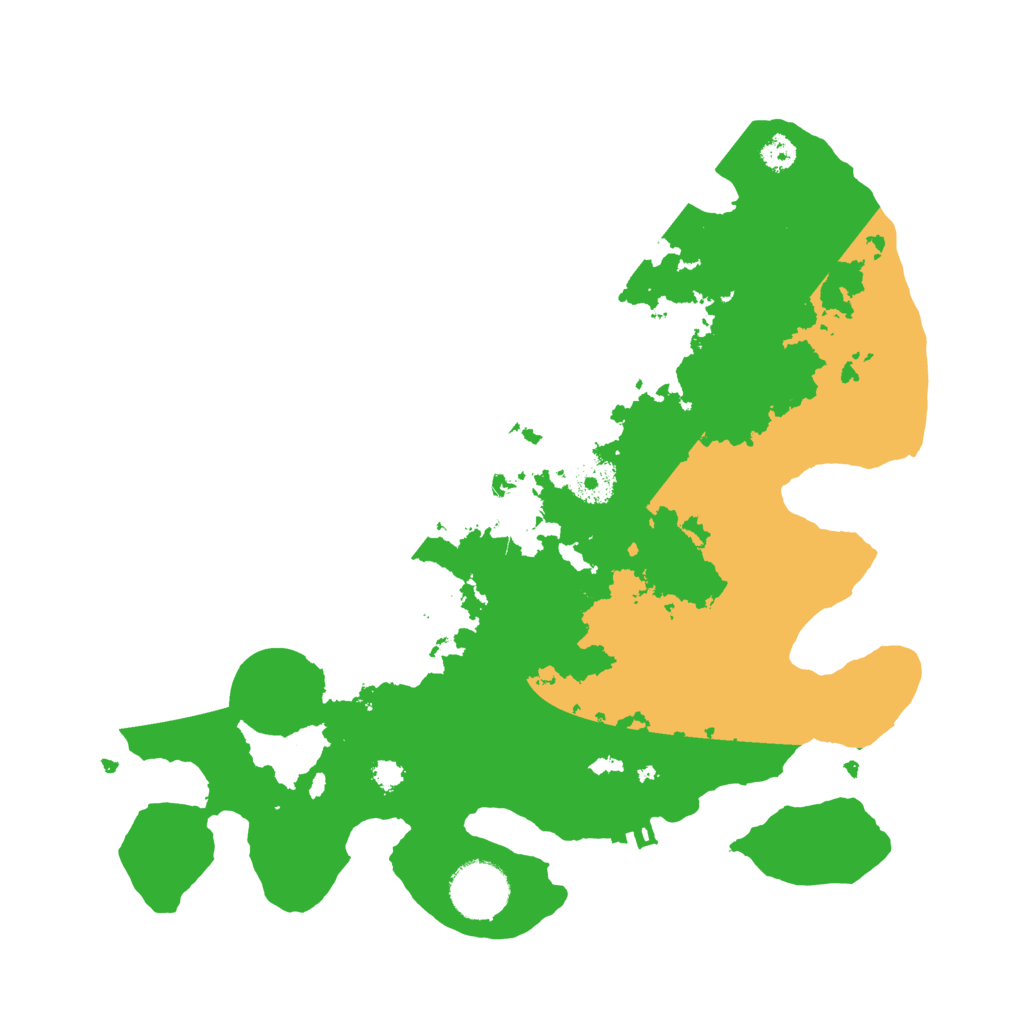 Biome Rust Map: Procedural Map, Size: 3100, Seed: 55