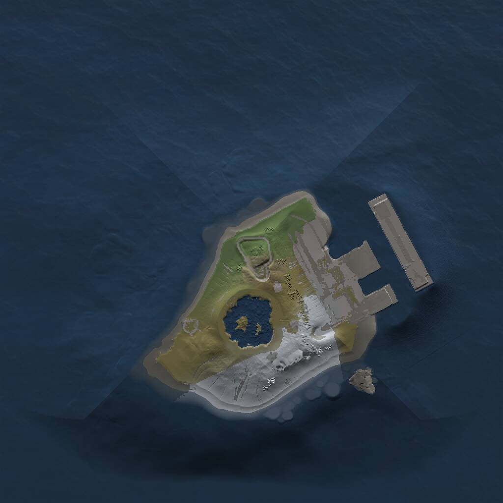 Rust Map: Procedural Map, Size: 1000, Seed: 1895983, 2 Monuments