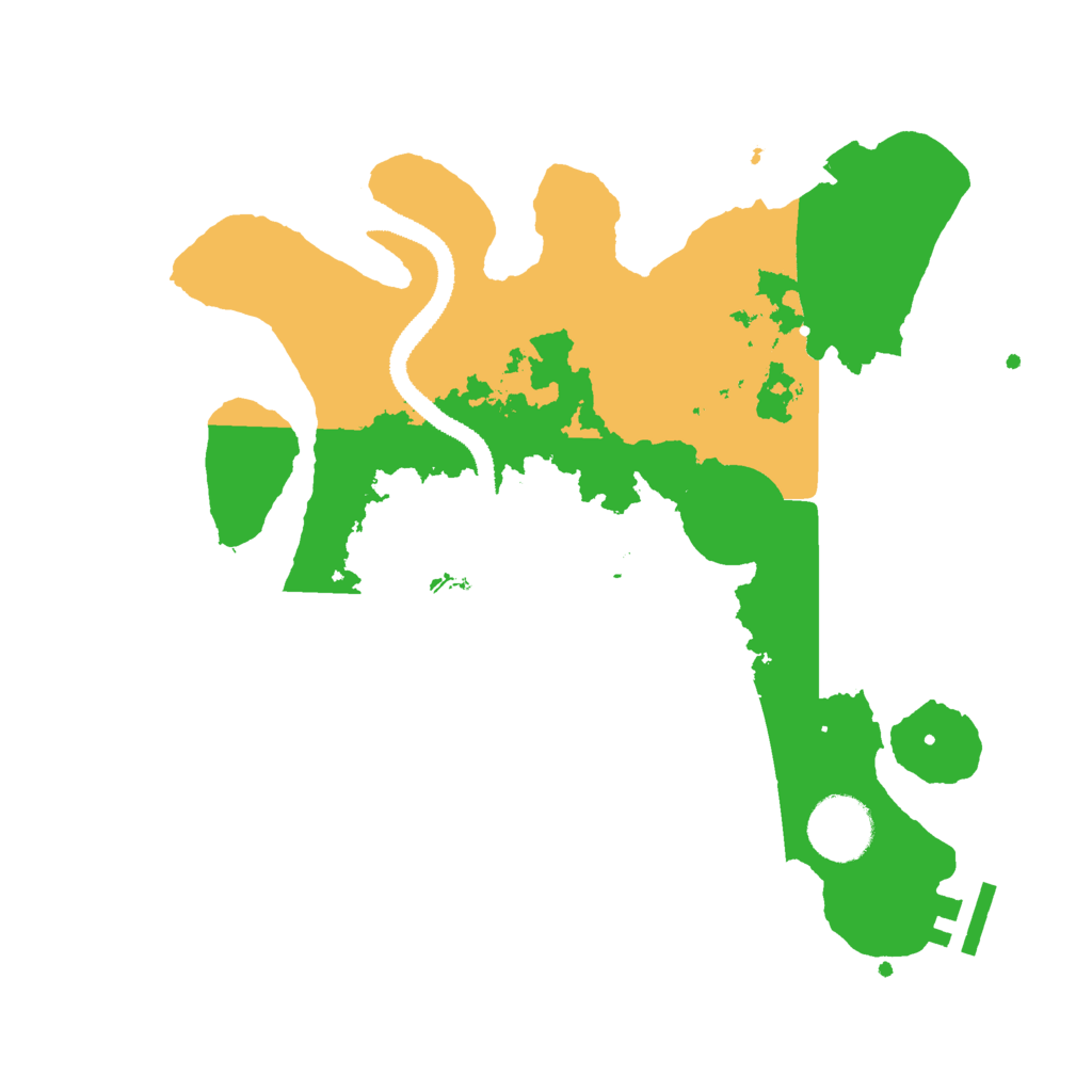 Biome Rust Map: Procedural Map, Size: 3000, Seed: 1970385