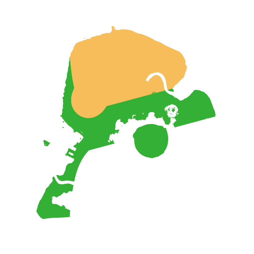 Biome Rust Map: Procedural Map, Size: 2000, Seed: 71124163