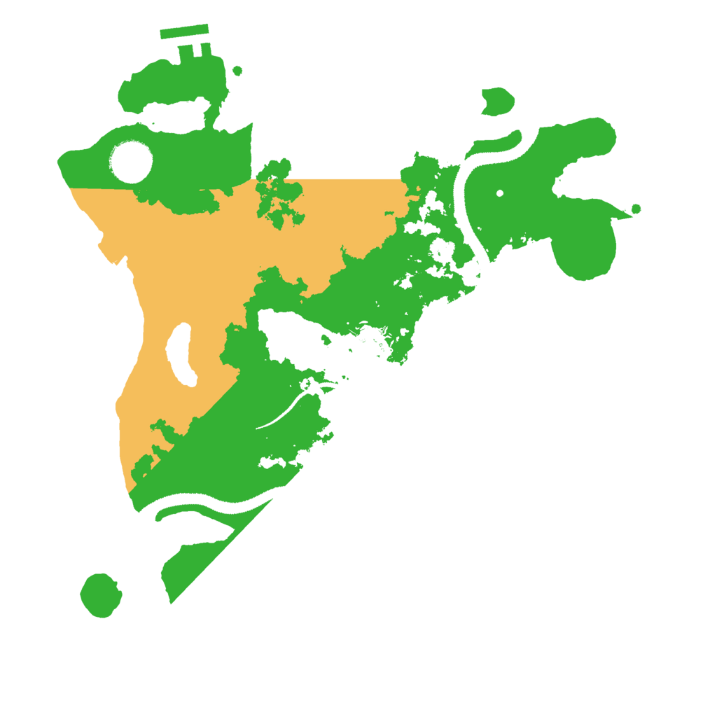Biome Rust Map: Procedural Map, Size: 3000, Seed: 32386