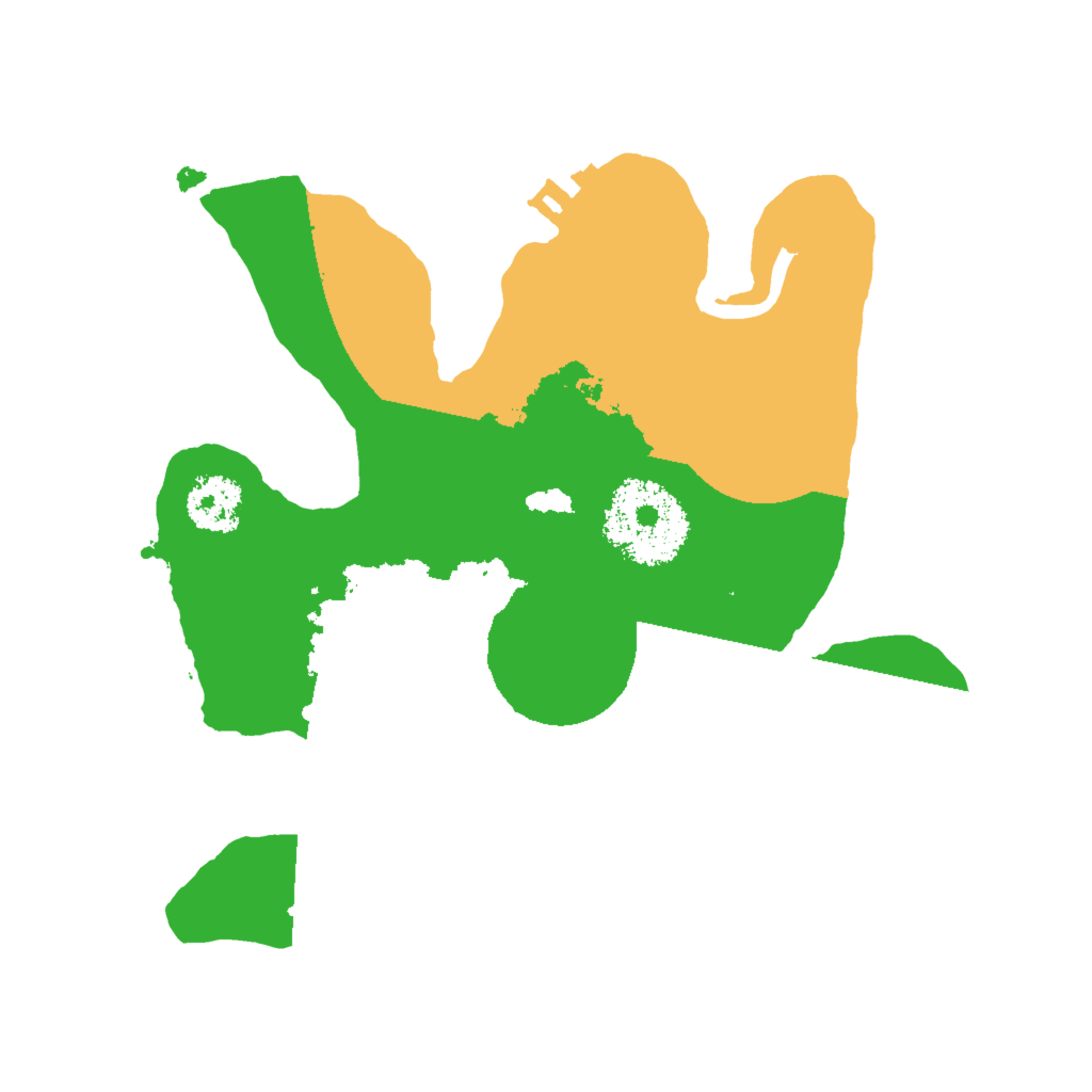 Biome Rust Map: Procedural Map, Size: 2000, Seed: 24567421