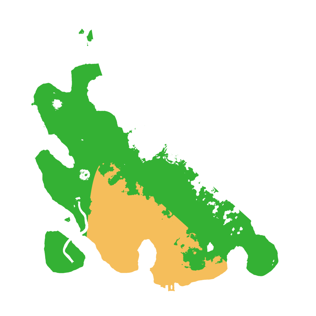 Biome Rust Map: Procedural Map, Size: 3000, Seed: 14743245