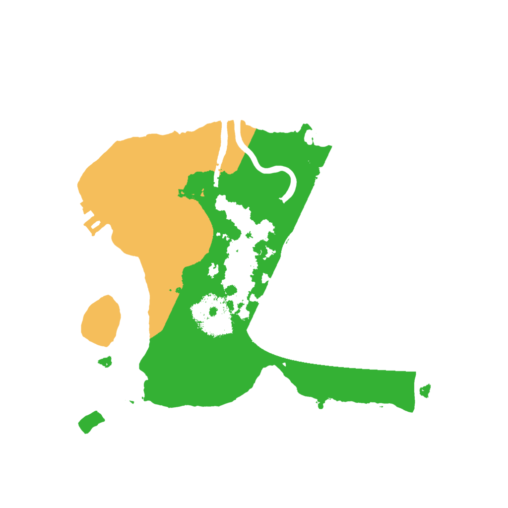 Biome Rust Map: Procedural Map, Size: 2000, Seed: 901034429