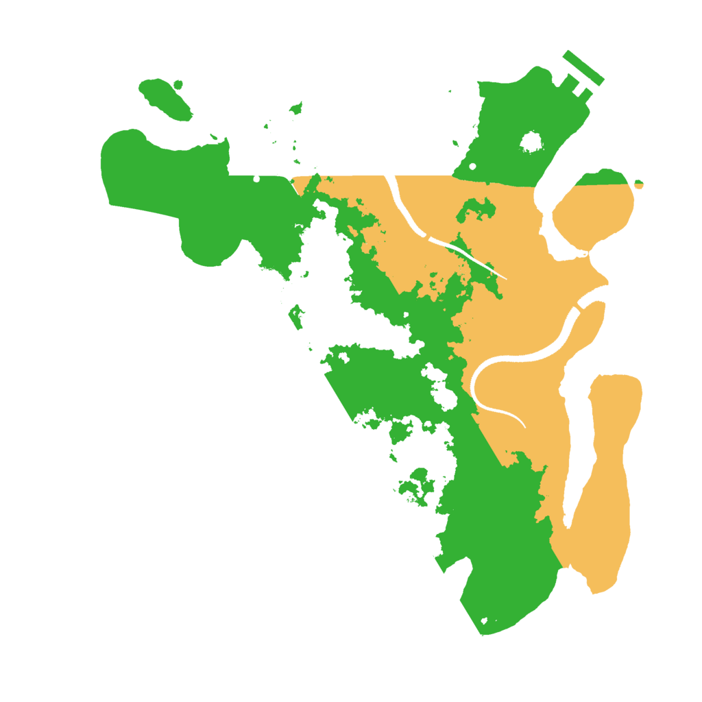 Biome Rust Map: Procedural Map, Size: 3000, Seed: 174546863