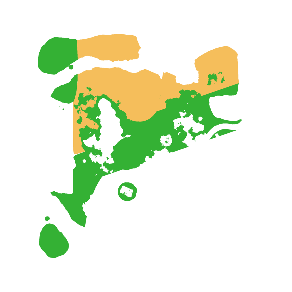 Biome Rust Map: Procedural Map, Size: 2500, Seed: 31960