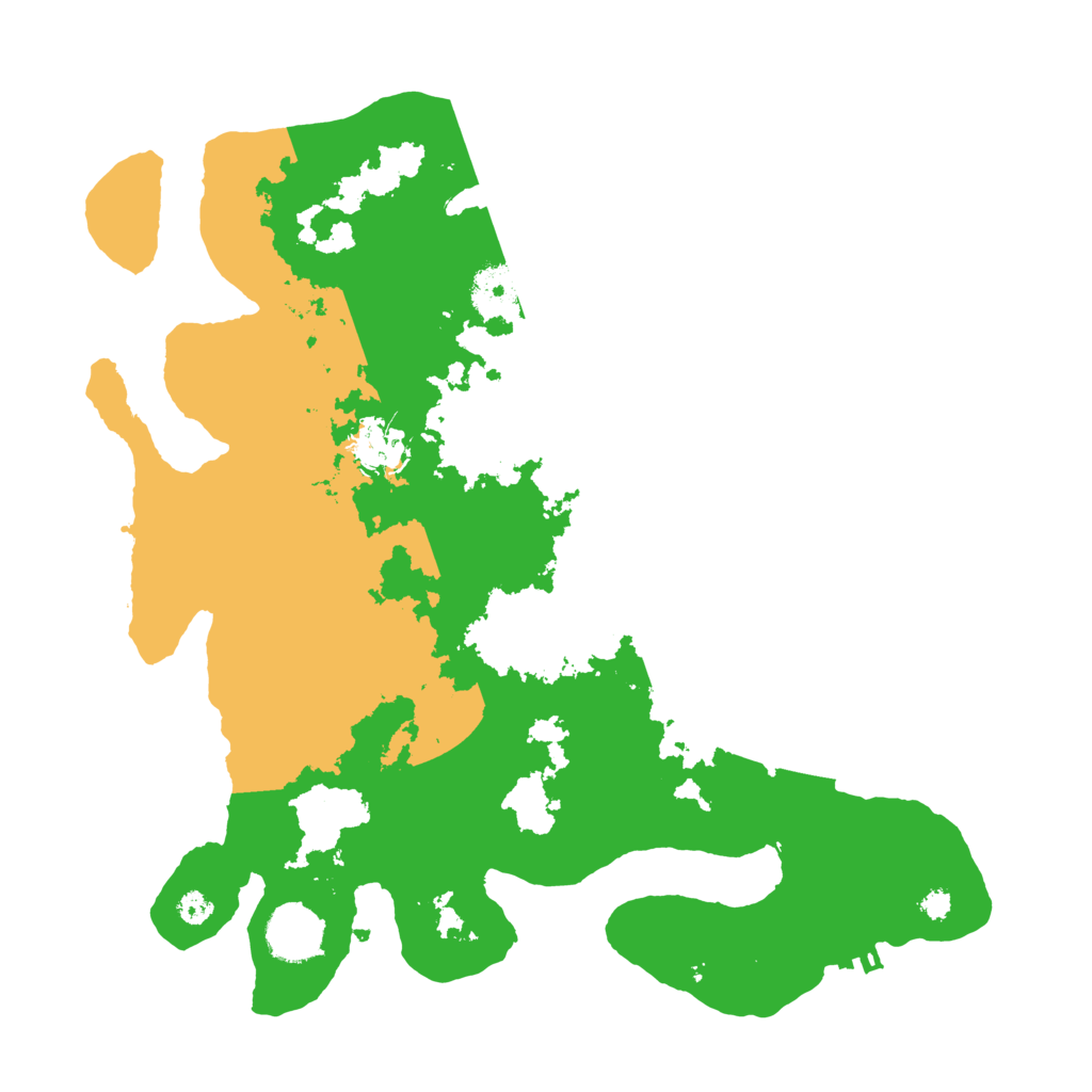 Biome Rust Map: Procedural Map, Size: 3400, Seed: 2080499182