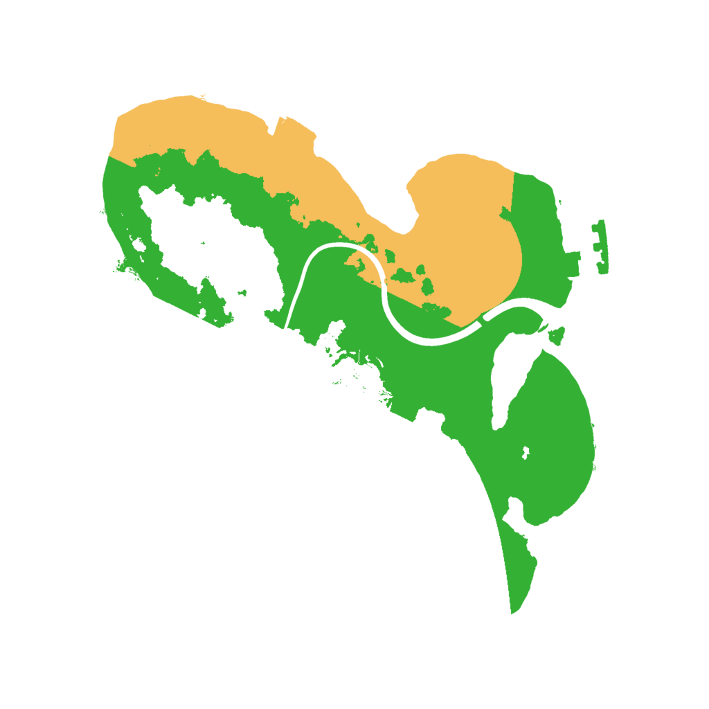 Biome Rust Map: Procedural Map, Size: 2000, Seed: 2699